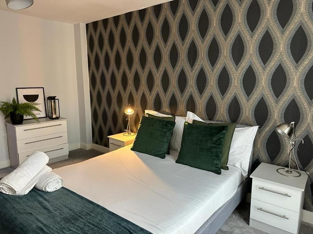 Luxury 9Ine Beautiful Bull Ring Apartment Free Parking 버밍엄 외부 사진